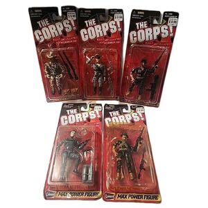 Lot Of 5 The Corps Max Power Action Figure From 1999‎ NEW